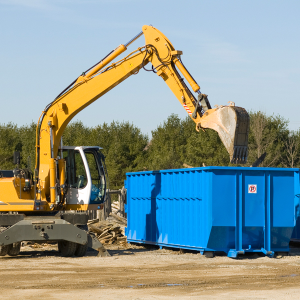 what happens if the residential dumpster is damaged or stolen during rental in Garrison MO